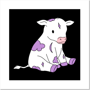 Cosmic cow cartoon! Posters and Art